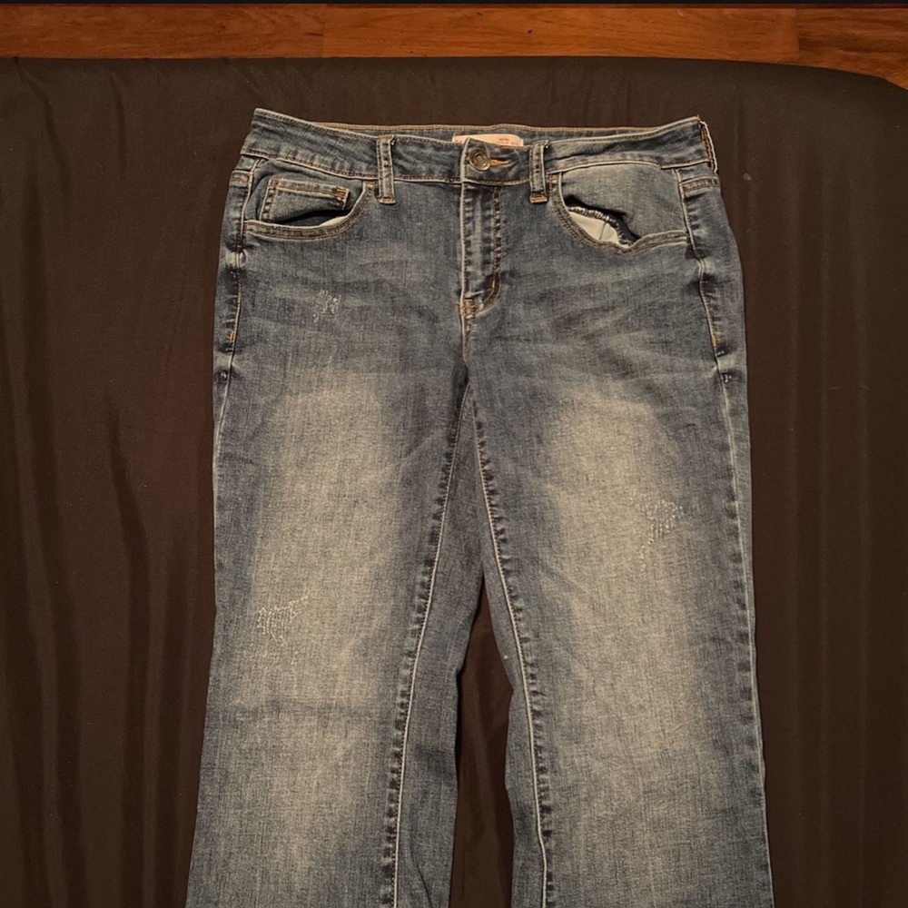 bootcut jeans.